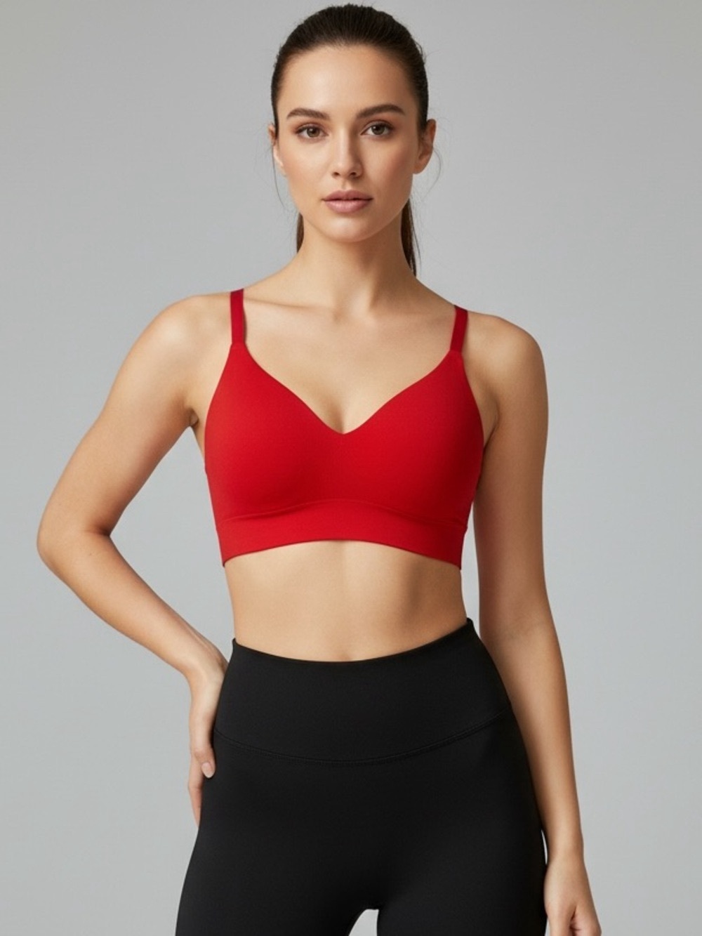 Victoria’s Secret PINK Wireless Push Up Bra Red XL